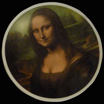 Assiette en porcelaine Allemande " Mona Liza "