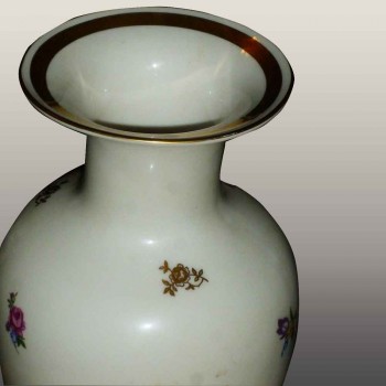 pair of german democratic republic porcelain vase