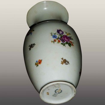 pair of german democratic republic porcelain vase