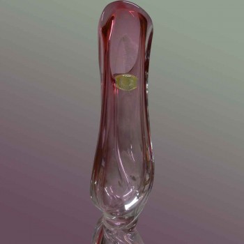 Vaso vintage in cristallo Val Saint Lambert