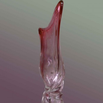 Vase en cristal Val Saint Lambert vintage