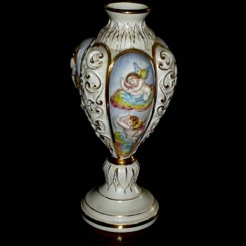 Vintage Capodimonte vase
