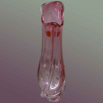 Vaso vintage in cristallo Val Saint Lambert
