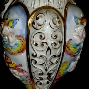 Vintage Capodimonte vase