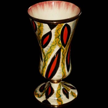 Vaso vintage H Becquet Quaregnon