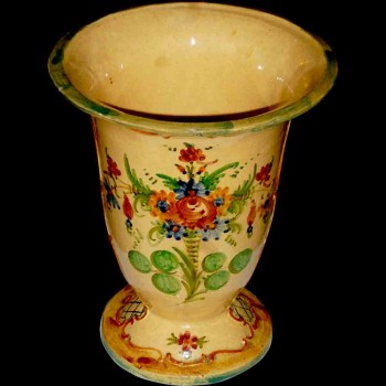 Lille earthenware slip vase