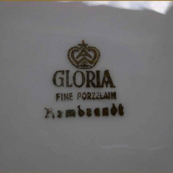 Cesta de porcelana perforada "Gloria"