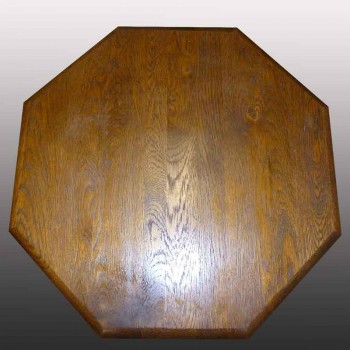 Solid oak side table