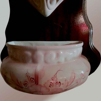 Fuente de pared de porcelana Portugal vintage