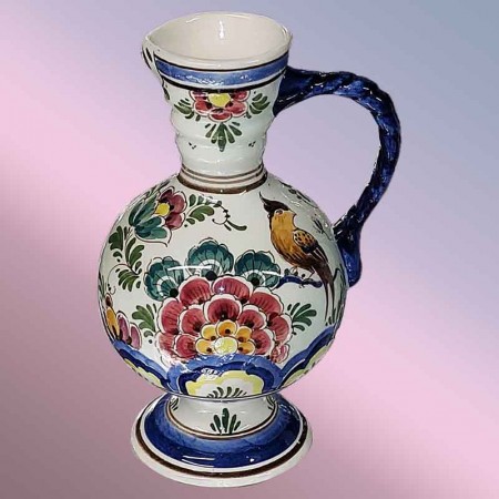 Jarra de cerámica vintage de Delft Holland