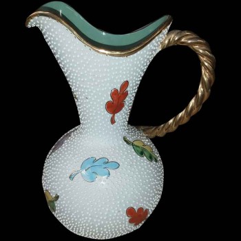 Carafon, verseuse en céramique serafino Volpi Deruta 1940/1950