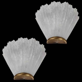 Pair of vintage Murano wall lights