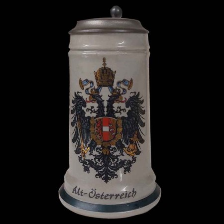 Oostenrijks steengoed bierpul