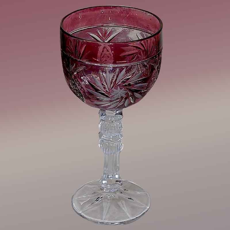 Verre en cristal vintage Annahutte