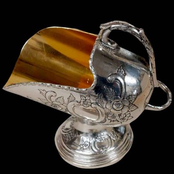 Silver-plated sugar bowl 20th century