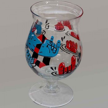 Nina Yande-Weghe collector's glass