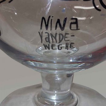 Nina Yande-Weghe collector's glass