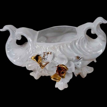 Vintage Capodimonte ceramic tureen