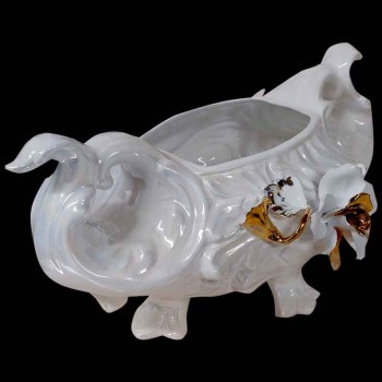 Vintage Capodimonte ceramic tureen