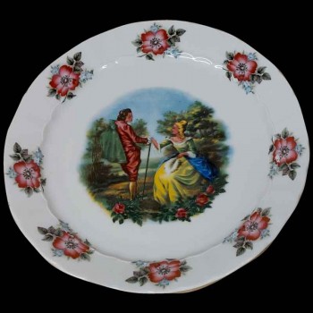 Plato de porcelana holandesa vintage