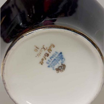 Vintage Echt Kobalt Vase